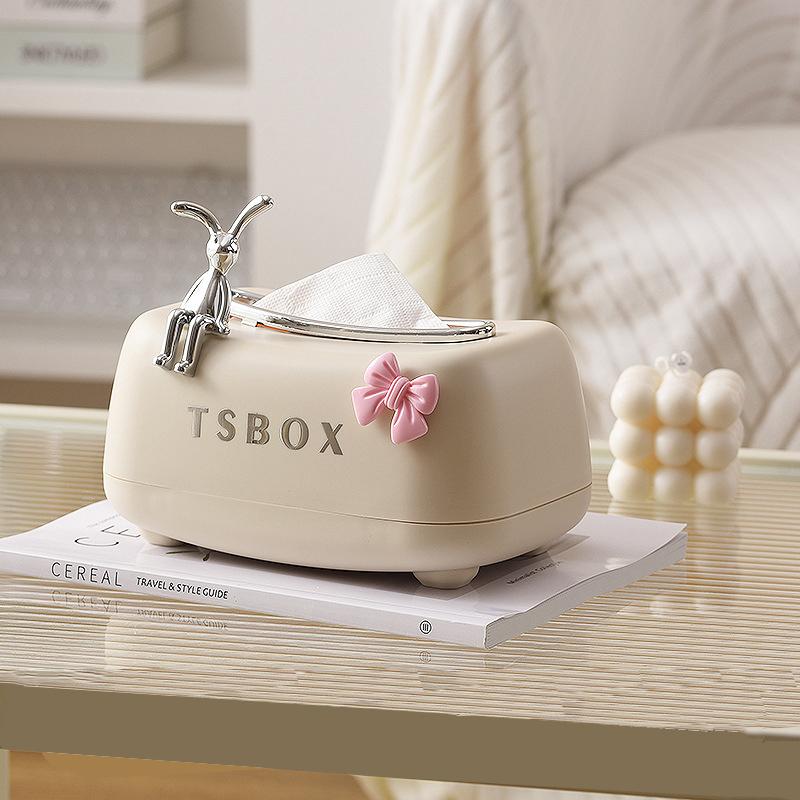 Kreslený plastový držák na ubrousky s pružinou, domácí pouzdro na ubrousky, úložný box na papírové ručníky, kuchyňský držák na ubrousky