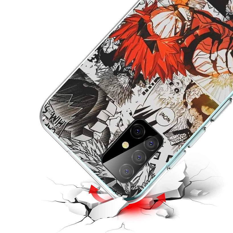 My Hero Deku Cover Phone Case For Samsung Galaxy A12 A22 A32 A52 A72 A02S Phone Case Note 20 Ultra 10 S10 Plus A51 A71 A50S A20S