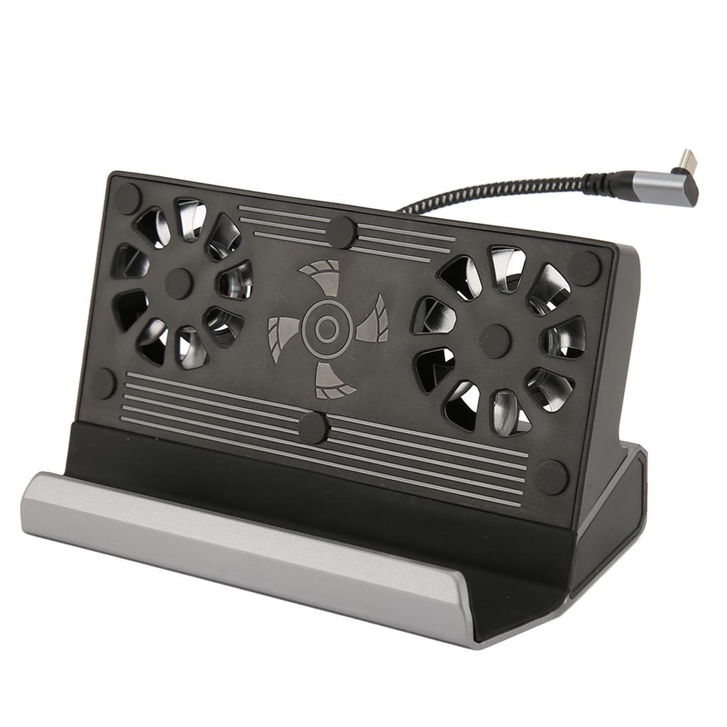 for Steam Deck Docking Station 10 in 1 for Rog Ally Dock with 5 USB 3.0 2.0 Dual Cooling Fan HD Mult