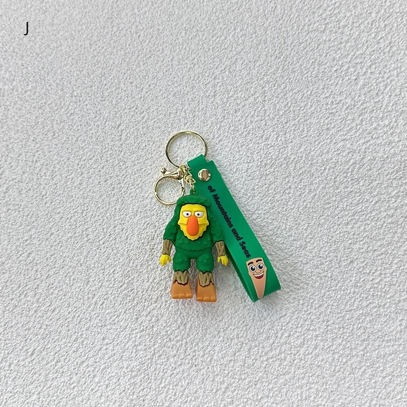Italian Brainrot Animals Keychains For Accessories Funny Sigma Skibidi Rizz Cat Keyrings Fans Friends Gifts