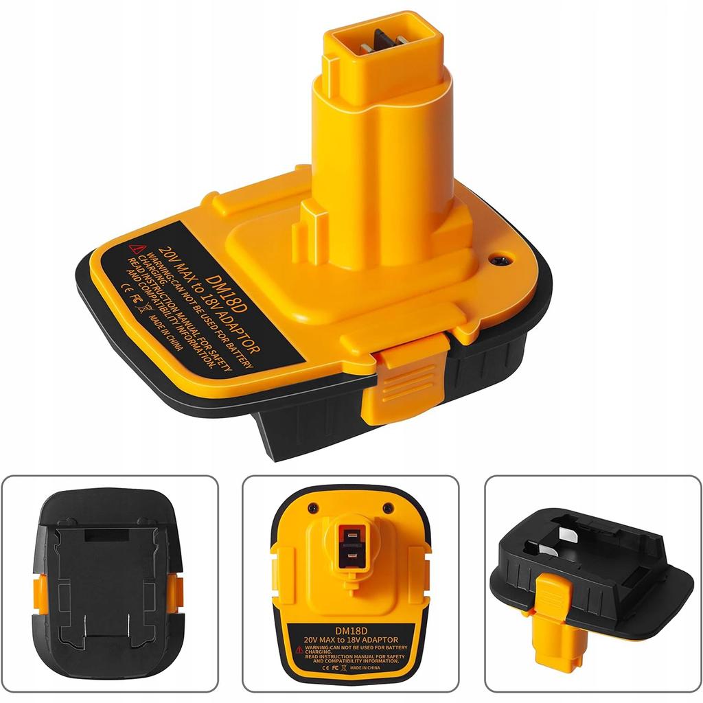 Rosfix Adapter DCA1820 do Akumulatorów Dewalt i Milwaukee – Kompatybilność z 18V/20V | Łatwy Montaż | Zwiększa Efektywność Pracy