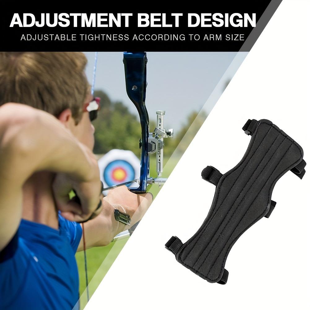 1pc Adjustable Archery Arm Guard, 3-Straps Guard Safety Protective Gear
