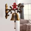 Clopoțel de Bun Venit Metalic Rustic Clopoțel de Ușă de Crăciun Montat pe Perete Clopoțel de Cină Vintage pentru Exterior Ușă din Față Pridvor Decor Acasă