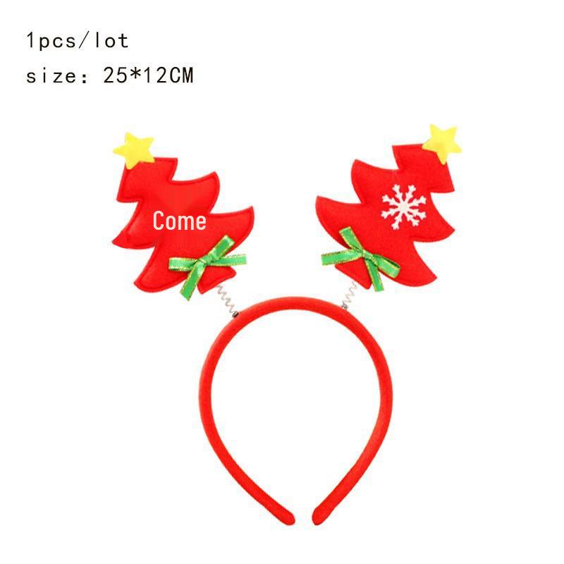 Christmas Party Decorations Children's Gift Hairband Headband Combo