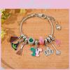 Bracelet à Charme DIY Sorcière Maléfique Avec Pendentif en Alliage de Zinc Pour Bijoux de Mode Unisexe