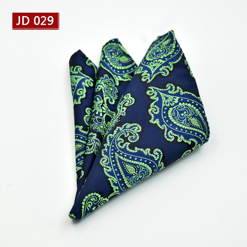 Men's Jacquard Tuxedo Pocket Square Scarf, Foldable, 25cm, New 2025