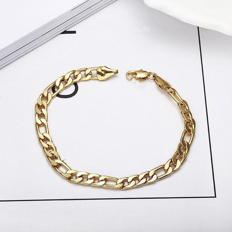 6mm NK Hip-Hop Fashion Silver-Plated Unisex Bracelet