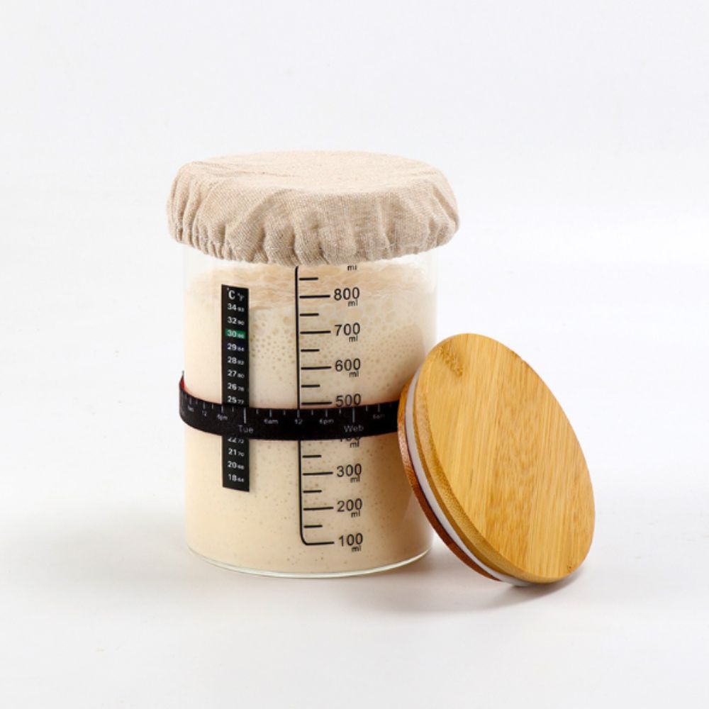 900ml Capacity Fermentation Container Wide Mouth Design Food Storage Tank  Fermentation Process