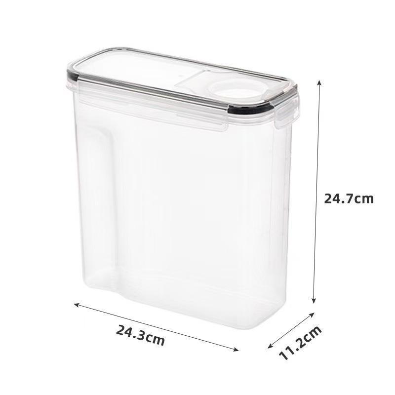 1/4Pcs 4L Food Storage Containers Airtight With Lids – Filament Box For 3D Printer Filament Spools, Bpa-Free Storage Boxes With