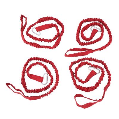 4Pcs Kayak Paddle Rope Super Stretchy Anti Lost Portable Nylon Canoe Paddle Leash for Drifting