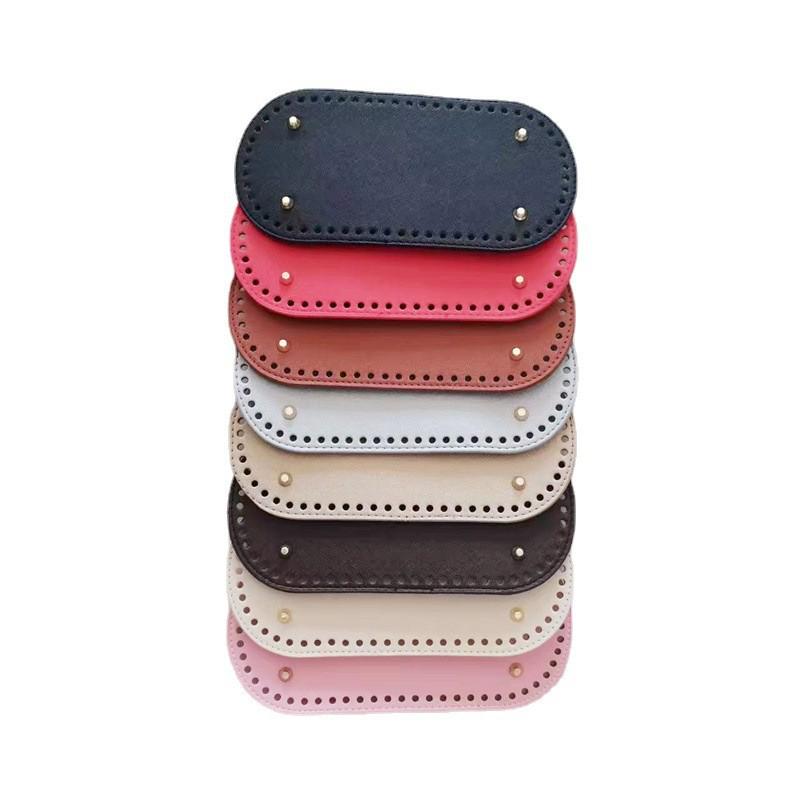 DIY Handmade Oval Bag Base - HyunA Crochet Leather Woven Plate 25*12