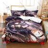 Devil Homura Akemi Duvet Cover + 2 Pillowcases Puella Magi Madoka Magica Dark Magical Girl Bedding Set Soft Fabric Decor Anime