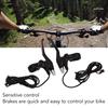 Ongwan Electric Bicycle Brake Lever Set (Left and Right), Aluminum, Waterproof, Brake Handle Grips, 22mm Handlebar, Black