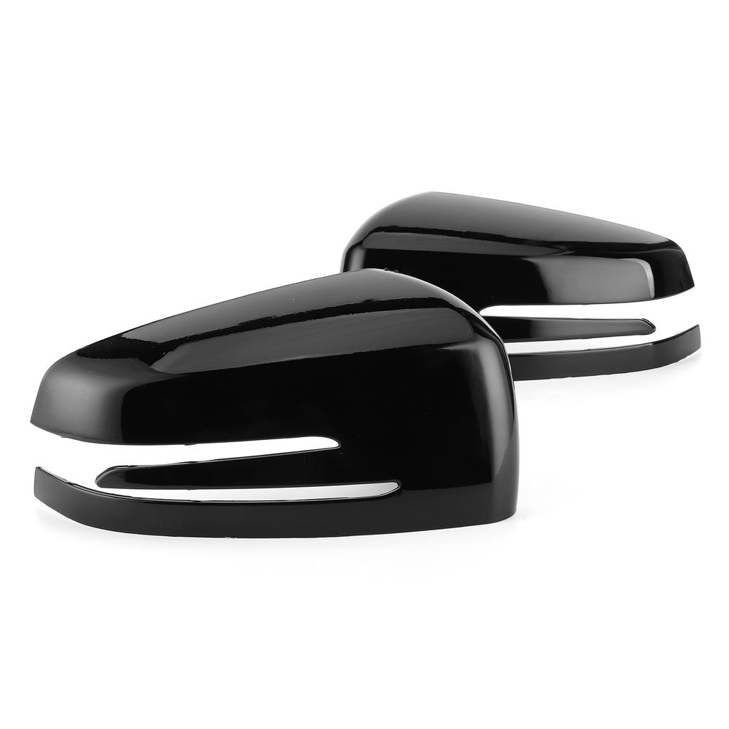 2 stücke Seite Rückspiegel Abdeckung Dekorative Trim Cap Fit für Mercedes Benz ABCE CLS CLA GLAGlossy