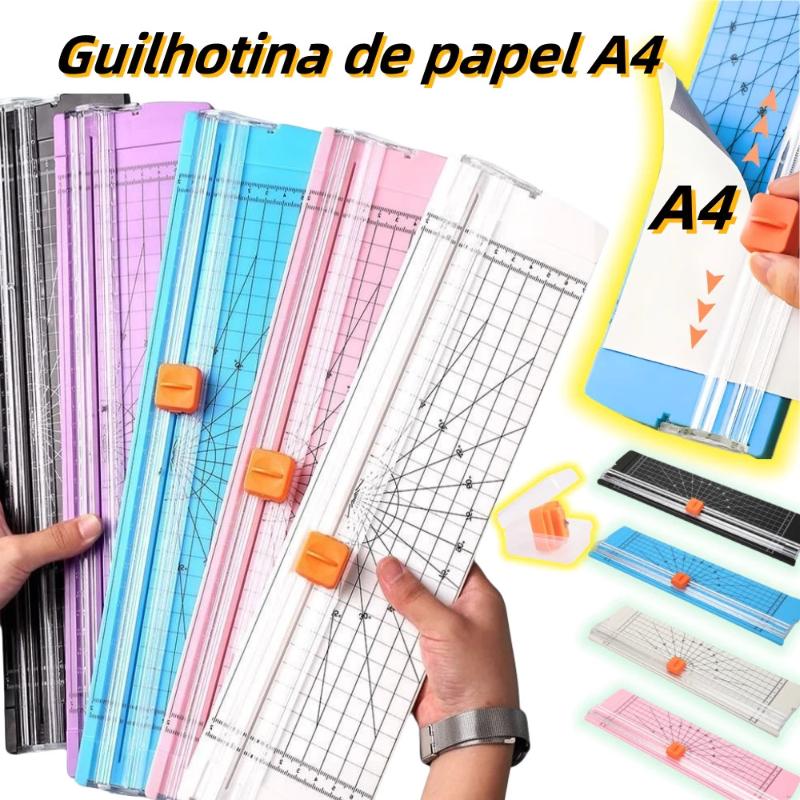 Double Sided Cutting A4 Paper Cutter Small Mini Paper Cutter Student Hand Made Ledger Cutting Photo
