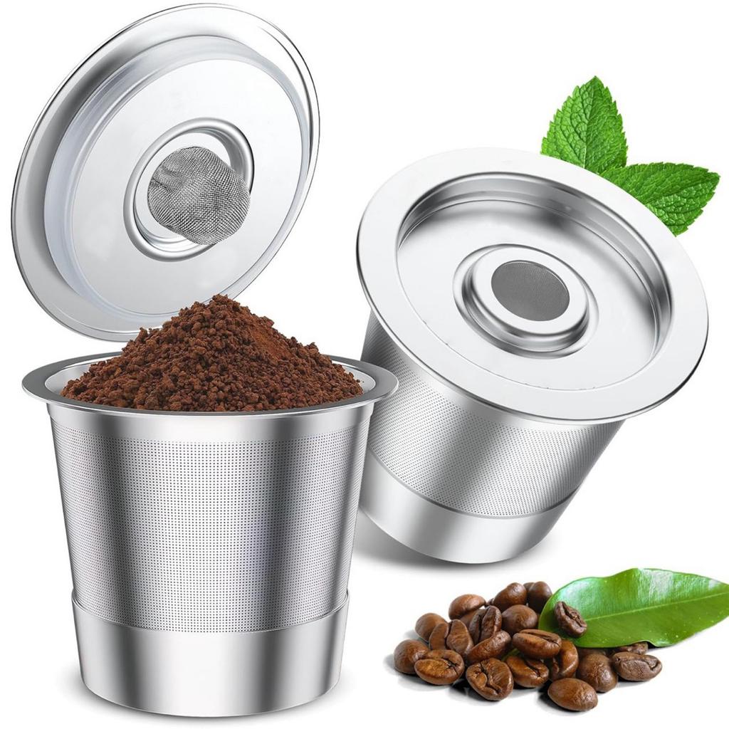 Reusable Stainless Steel Coffee Machine Filter Compatible With Coffee Capsules