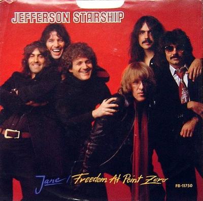 7inch Record JEFFERSON STARSHIP - Jane / Freedom At Point Zero FB11750 Grunt 1979 US Rock Used