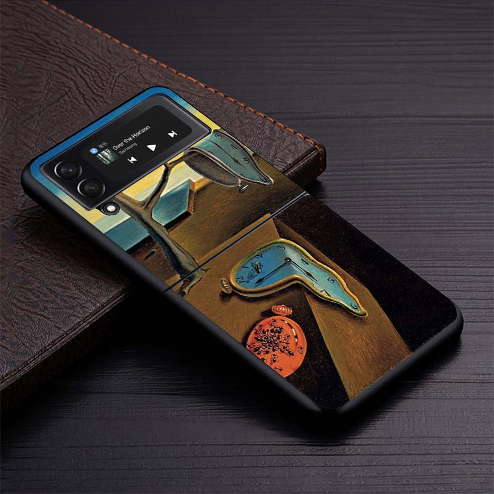 

Salvador Dali Art Phone Case for Samsung Galaxy Z Flip7 Flip6 5G Flip4 Flip5 Flip3 Cover Z Flip 7 6 5 4 3 PC Shell Coque Samsung Z Flip 6