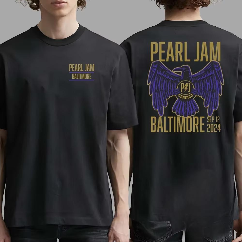 Tricou Bumbac Pearl Jam Trupa Rock Bărbați Femei Fani Esențiale Mânecă Scurtă Topuri Brand de Modă Vară Casual Zilnic