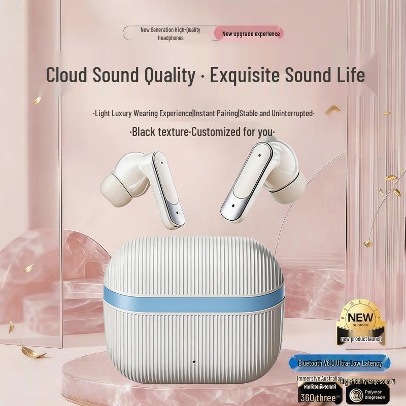 T18 True Wireless Bluetooth Earbuds: In-Ear, High-Fidelity Sound, Noise Cancelling, Stylish Design, Long Battery Life, Unisex.