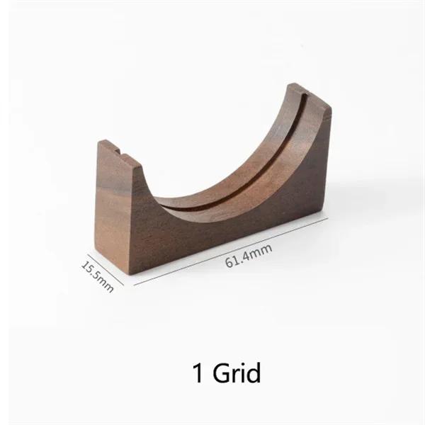 51/53/58MM Portafilter Espresso Universal Filter Storage Rack Coffee Puck Screen Stand Reusable Wooden Coffee Filter Stand