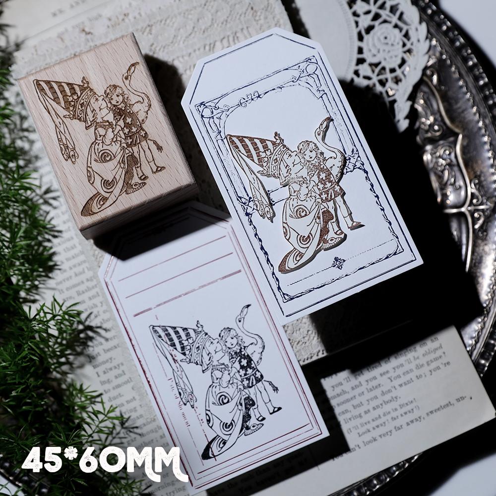 Vintage Diy Scrapbooking Stamp, Elf Realm, Salt Style, Versatile DIY, Light Retro, European and American Style