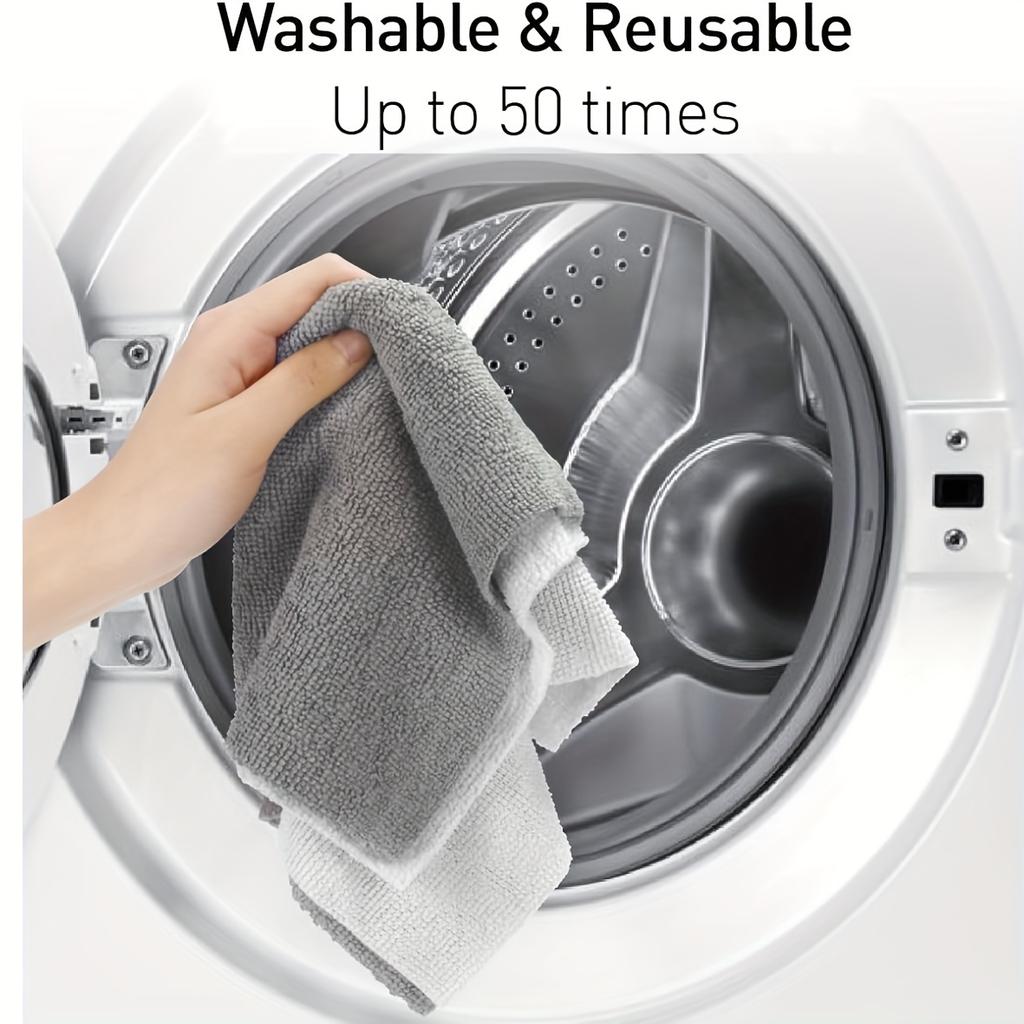 Reusable Microfiber Cleaning Cloths Rolls Household Kitchen Cloth Towel Roll Rag Multi-functional Washable Car Cleaning Cloth