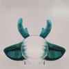 Handwork Little Dragon Ears Tail Set Fursuit Cosplay Costume Furry Animal Tails Ear Headband Halloween Party Suit For Women Men