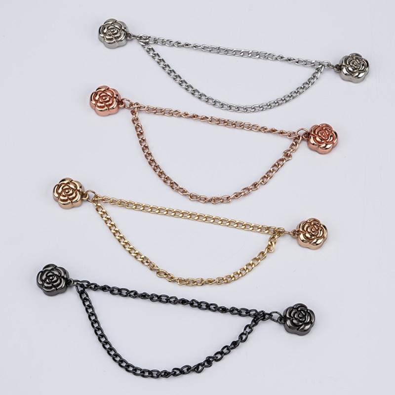 5Pieces Magnetic Pants Cuffs Fasteners, Pants Hems Fasteners Clip Strong Magnets Clip for Pants Trousers to Make Shorter