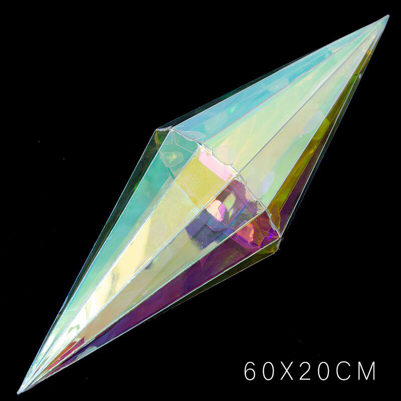 Iridescent Diamond Cube Wedding Ceiling Ornament for Decoration