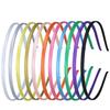 5mm Wide Colorful Thin Hairband Headdress Simple Basic Face-Washing Headband Temperament Hair Hoop Kid's Hair Accessories