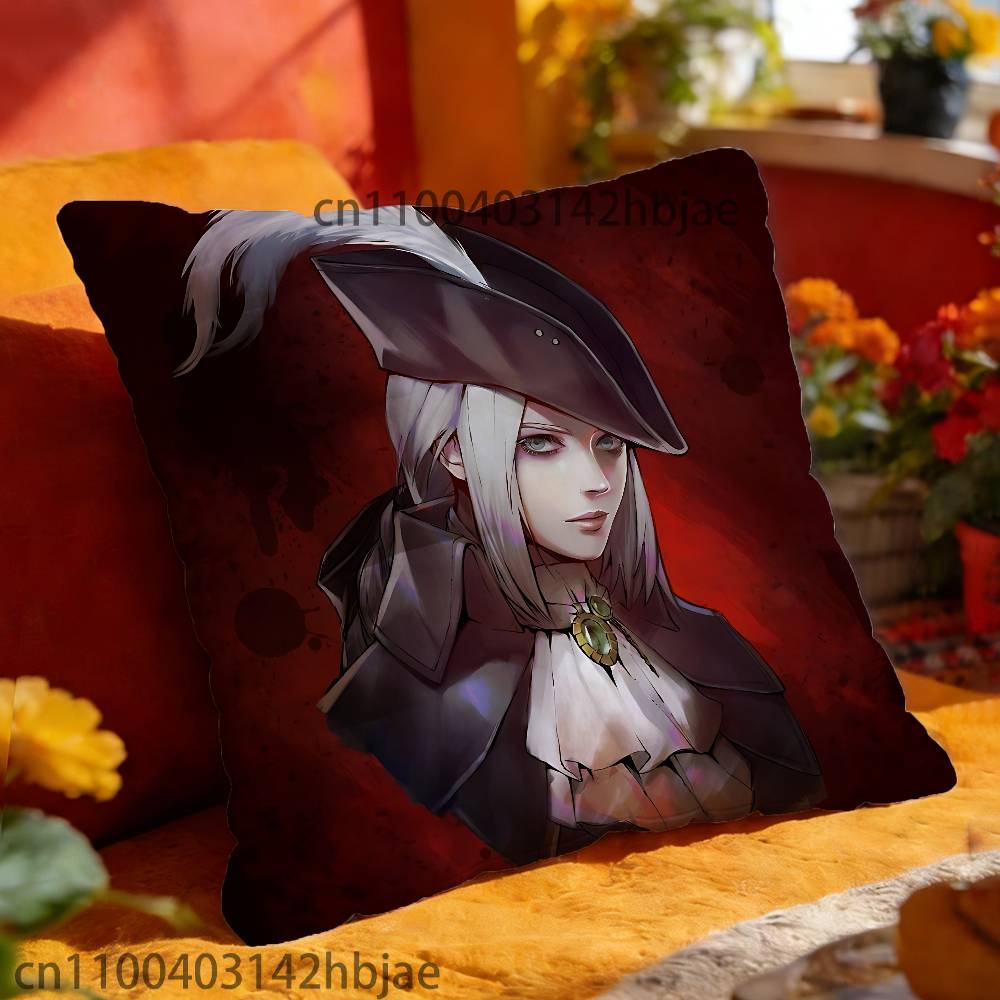 Lady Maria B-BloodborneS Pillowcases Bedroom Living Room Sofa Home Decor Polyester Cushion Cover with Zipper