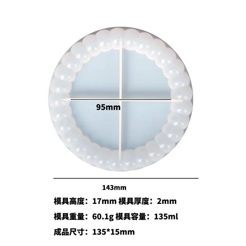 Kreativní ručně vyráběné formy Bublinková podložka odlévání hlína silikonová forma DIY ručně vyráběná podložka pod hrnek podložky pod hrnec izolační podložky formy na epoxidovou pryskyřici