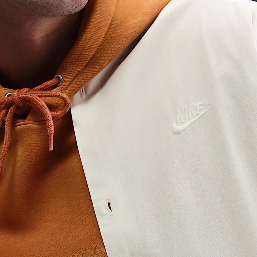 Nike Club SS25 Fashion Versatile Trendy Solid Color Short Sleeve T-Shirt Men Tops White HJ2030133