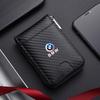 Carbon Fibre Leather Wallet Car Emblem Credit Card Bag Purses For BMW 50th Anniversary 3 5 Series X1 X3 X4 X5 X6 F10 F30 E46 E60 rlzh86