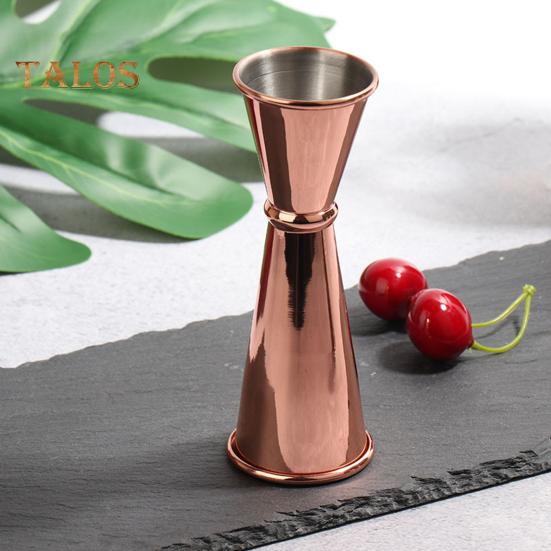 Odměrka na koktejly z nerezové oceli o objemu 1/2 oz, barmanská odměrka na koktejly, dvouhlavý design, odolný odměrka pro barmany