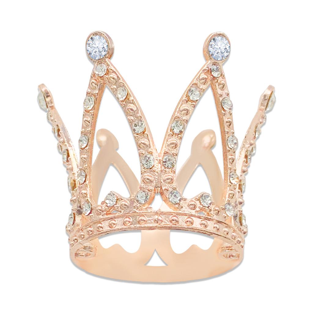 1/50pcs Mini Crown Cake Decoration Tiny Baby Small Pearl Tiara Crown Princess Topper Children Hair Ornaments Party Cake Decors