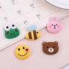 Cartoon Bee & Rabbit Resin Accessories for Hair, Phone Cases, and Cups