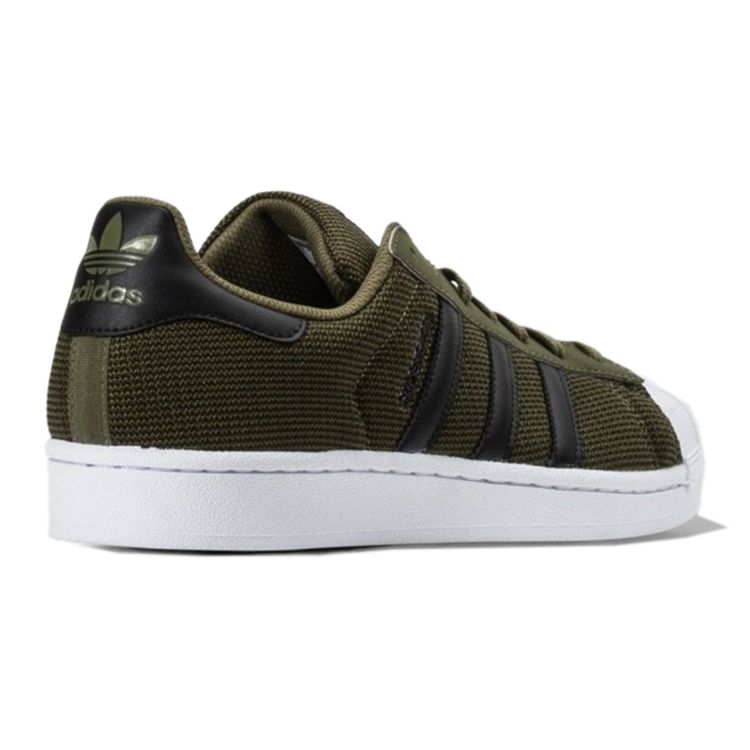 Adidas Originals Superstar Series Comfortable Versatile Low-Top Sneakers Unisex Sneakers Olive-Green BB0995