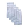 12 Pcs Hand Pocket Collar Fabric Handkerchief 36x36 Cm 100 Cotton TM White