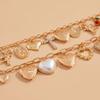 Metal Material Rhinestone Cross Choker Vintage Style Love Pendant Necklace  Women's Jewelry