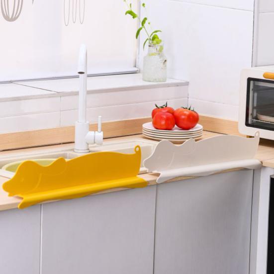 1/2 ks Kreslený pes Ochrana proti stříkající vodě do dřezu s přísavkami Ochrana proti stříkající vodě při mytí zeleniny Kuchyňská deska Štěně Protistříkací deska