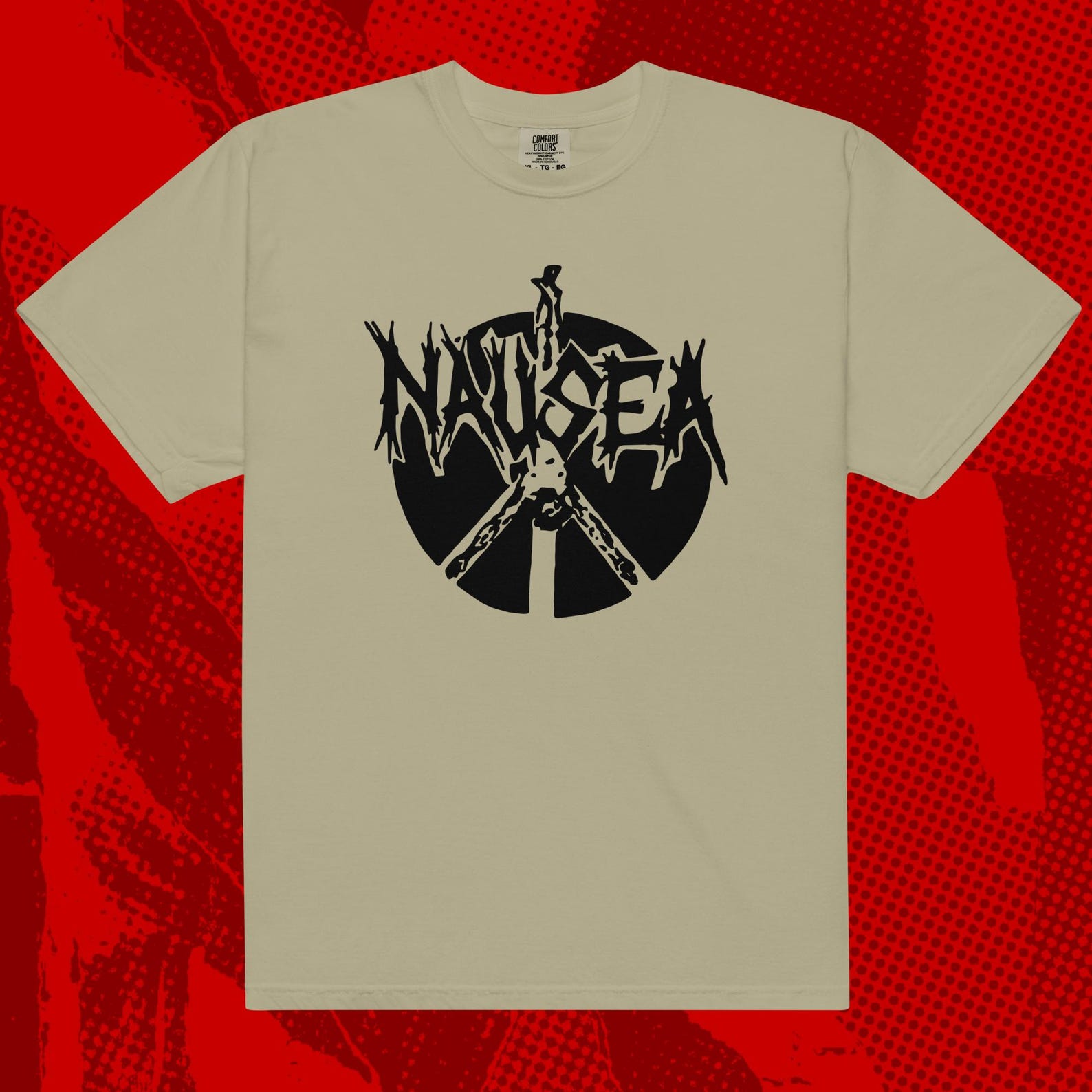 Nausea Peace Shirt | Anarcho Crust Punk Disrupt Discharge Anti Cimex Aus-Rotten S