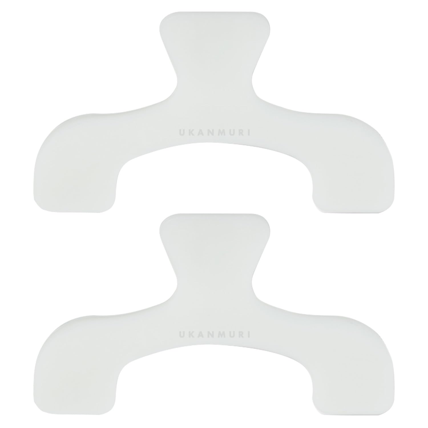 

Stationery Ukanmuri Silent Set of N3623319 Sun-Star Clips, White, 2,