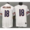 Chicago Bears 18 Williams Trikot Herren Football Fan Spiel Gestickt Atmungsaktiv Schnelltrocknend