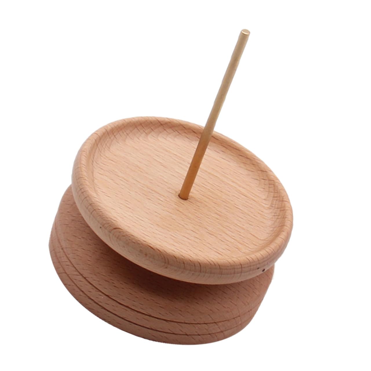 

HEALSOPTHY Wooden Yarn Stand, Rotating Hanging Yarn Holder, Wooden Thread Holder, Spinning Accessory, Sewing Tool