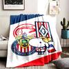 Coperte in Flanella Personalizzate a Tema Club Deportivo Guadalajara Morbide e Adatte a Tutte le Stagioni Perfette per Divani Letti e Campeggio