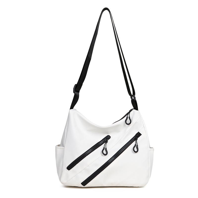 Simple and Unique Zipper Fashion Commuting Crossbody Single-shoulder Tote Bag