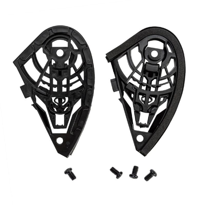 

Pair Face Shield Windshield Visors Base with Screw Motorcycle Helmets Accessory for K3 K4 Helmets Visors Gear Base Plate 1