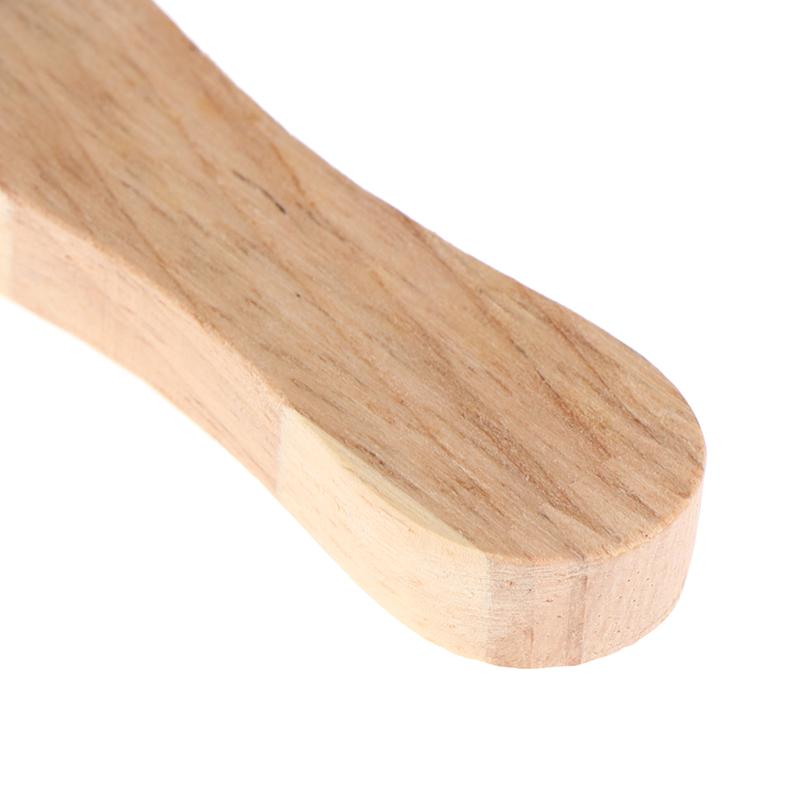 Castañuelas de Madera de Dibujos Animados para Niños Sonajas de Cinco Tachuelas Campanas Sonoras Clapper de Mango Instrumentos Musicales Juguetes Juguetes Educativos Para Niños